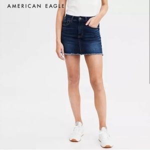 American eagle jean skirt